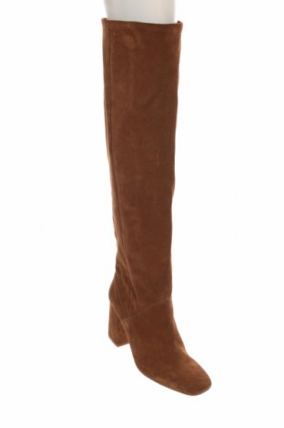 Damenstiefel Stradivarius, Größe 38, Farbe Beige, Preis € 33,26