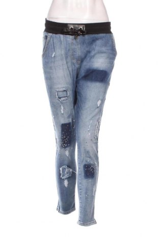 Dámské džíny , Velikost L, Barva Modrá, Cena  220,00 Kč
