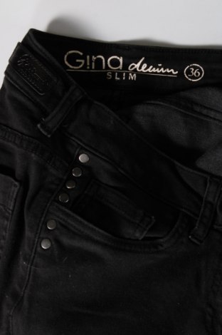 Дамски дънки Gina, Размер S, Цвят Черен, Цена 17,60 лв.