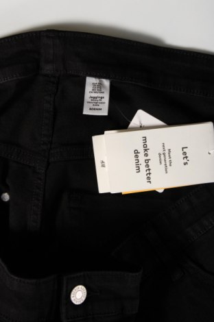 Damskie jeansy H&M, Rozmiar 3XL, Kolor Czarny, Cena 105,43 zł