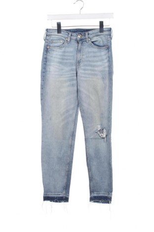 Damskie jeansy H&M, Rozmiar XS, Kolor Niebieski, Cena 31,34 zł