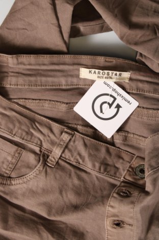 Damen Jeans KAROSTAR, Größe XL, Farbe Braun, Preis 6,46 €