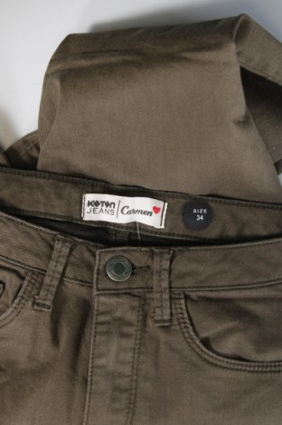 Damen Jeans Koton, Größe XS, Farbe Grün, Preis 8,44 €