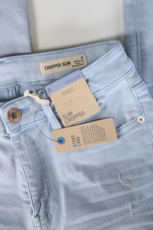 Dámske džínsy  Marks & Spencer, Veľkosť S, Farba Modrá, Cena  5,75 €