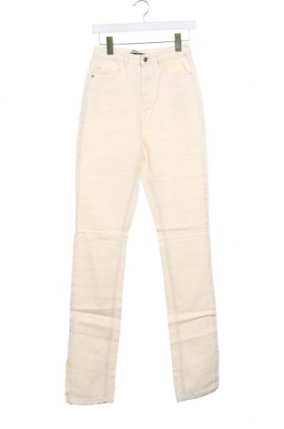 Damen Jeans Missguided, Größe XS, Farbe Ecru, Preis 12,33 €