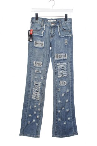 Dámské džíny  Sarol Jeans, Velikost XS, Barva Modrá, Cena  114,00 Kč