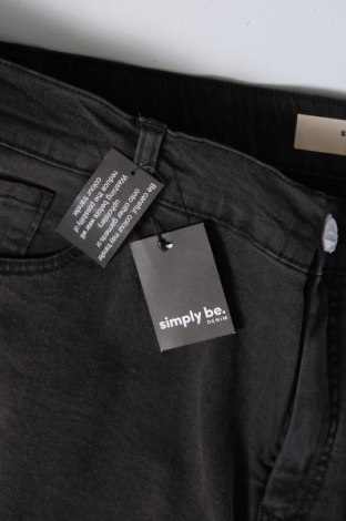 Damen Jeans Simply Be, Größe 3XL, Farbe Schwarz, Preis 16,36 €