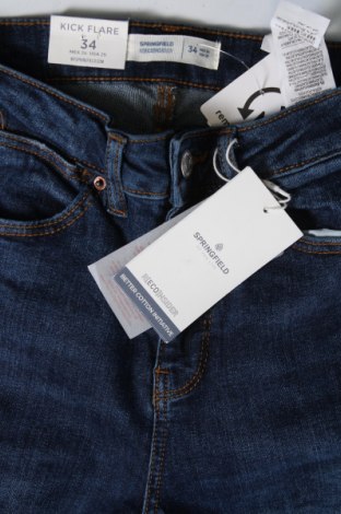 Dámske džínsy  Springfield, Veľkosť XS, Farba Modrá, Cena  13,89 €