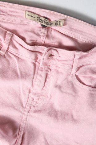 Дамски дънки Zara Trafaluc, Размер M, Цвят Розов, Цена 8,10 лв.