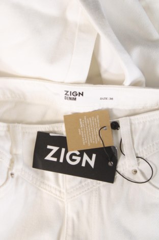Γυναικείο Τζίν Zign, Μέγεθος S, Χρώμα Λευκό, Τιμή 7,19 €