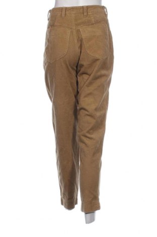 Pantaloni de velvet de femei, Mărime S, Culoare Maro, Preț 19,08 Lei