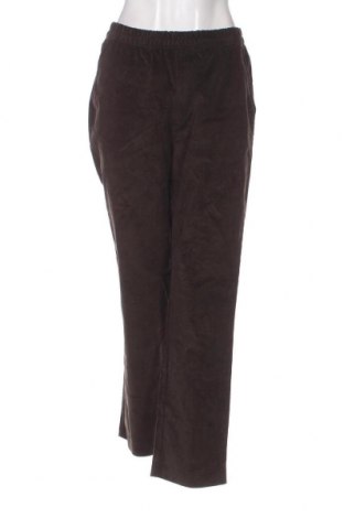Pantaloni de velvet de femei, Mărime XL, Culoare Maro, Preț 44,89 Lei