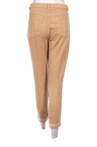 Pantaloni de velvet de femei Bershka, Mărime S, Culoare Bej, Preț 101,79 Lei
