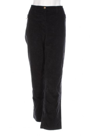 Γυναικείο κοτλέ παντελόνι Bpc Bonprix Collection, Μέγεθος 3XL, Χρώμα Μαύρο, Τιμή 17,94 €