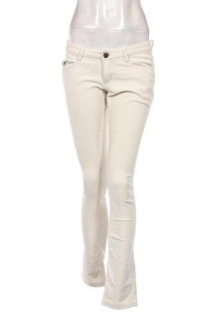 Pantaloni de velvet de femei Calliope, Mărime S, Culoare Ecru, Preț 39,74 Lei