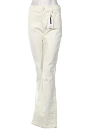 Pantaloni de velvet de femei Desigual, Mărime L, Culoare Ecru, Preț 256,58 Lei