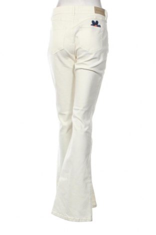 Pantaloni de velvet de femei Desigual, Mărime L, Culoare Ecru, Preț 513,16 Lei