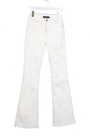 Pantaloni de velvet de femei Desigual, Mărime S, Culoare Ecru, Preț 179,61 Lei