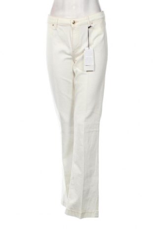 Pantaloni de velvet de femei Guess, Mărime M, Culoare Ecru, Preț 254,61 Lei