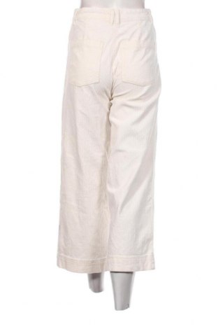 Pantaloni de velvet de femei H&M, Mărime S, Culoare Ecru, Preț 95,39 Lei