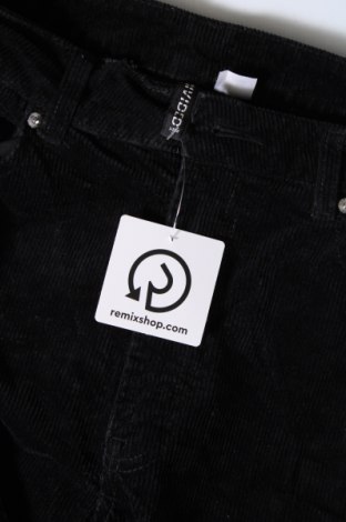 Pantaloni de velvet de femei H&M Divided, Mărime S, Culoare Negru, Preț 32,43 Lei