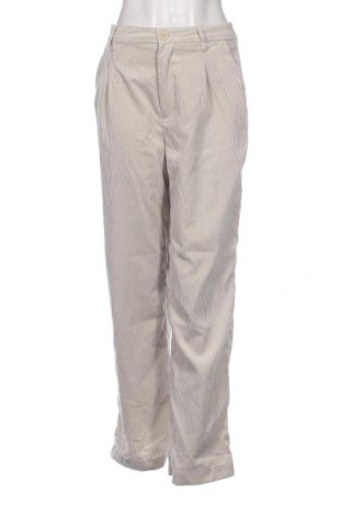 Pantaloni de velvet de femei H&M Divided, Mărime S, Culoare Bej, Preț 15,26 Lei