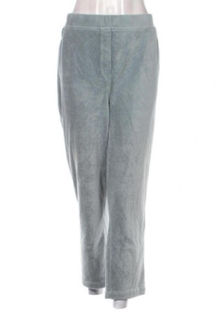 Pantaloni de velvet de femei Laura Torelli, Mărime XXL, Culoare Albastru, Preț 57,23 Lei