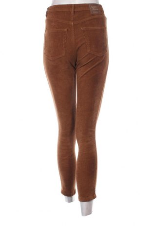 Pantaloni de velvet de femei Pull&Bear, Mărime XS, Culoare Maro, Preț 19,08 Lei
