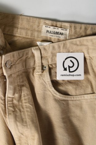 Γυναικείο κοτλέ παντελόνι Pull&Bear, Μέγεθος L, Χρώμα  Μπέζ, Τιμή 9,30 €