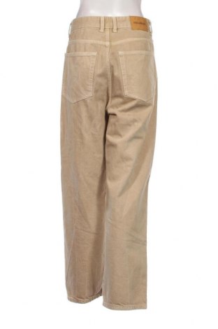 Γυναικείο κοτλέ παντελόνι Pull&Bear, Μέγεθος L, Χρώμα  Μπέζ, Τιμή 9,30 €