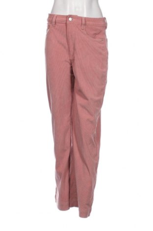 Pantaloni de velvet de femei SHEIN, Mărime M, Culoare Roz, Preț 95,39 Lei