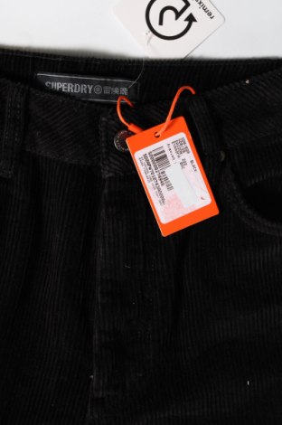 Γυναικείο κοτλέ παντελόνι Superdry, Μέγεθος M, Χρώμα Μαύρο, Τιμή 16,39 €