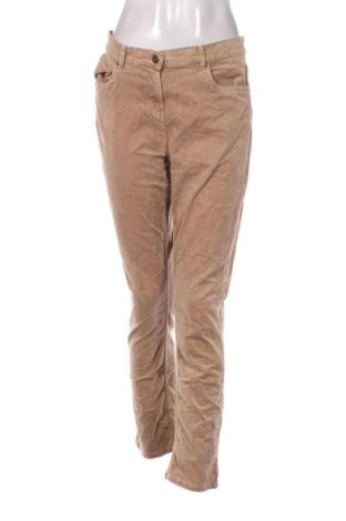 Pantaloni de velvet de femei Up 2 Fashion, Mărime L, Culoare Bej, Preț 19,08 Lei