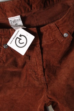 Pantaloni de velvet de femei Up 2 Fashion, Mărime M, Culoare Maro, Preț 34,34 Lei