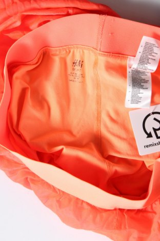 Дамски къс панталон H&M Sport, Размер M, Цвят Оранжев, Цена 19,68 лв.