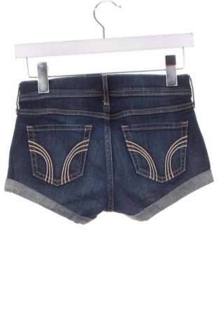 Дамски къс панталон Hollister, Размер XS, Цвят Син, Цена 34,00 лв.