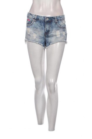 Дамски къс панталон Lyla & Co, Размер M, Цвят Син, Цена 11,75 лв.
