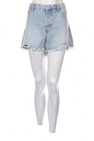 Γυναικείο κοντό παντελόνι Mango, Μέγεθος XL, Χρώμα Μπλέ, Τιμή 12,28 €
