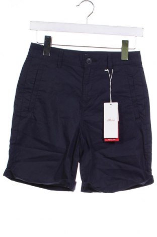 Γυναικείο κοντό παντελόνι S.Oliver, Μέγεθος XS, Χρώμα Μπλέ, Τιμή 39,69 €