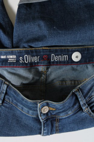 Дамски къс панталон S.Oliver, Размер L, Цвят Син, Цена 33,24 лв.