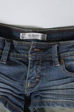 Дамски къс панталон So Jeans, Размер XXS, Цвят Син, Цена 22,00 лв.