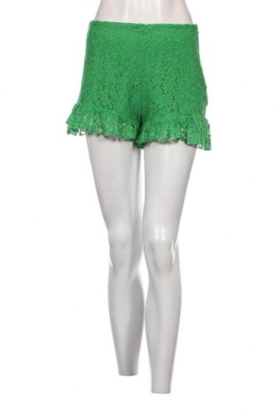 Дамски къс панталон Zara, Размер M, Цвят Зелен, Цена 11,99 лв.