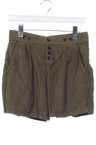 Дамски къс панталон Zara Trafaluc, Размер XS, Цвят Зелен, Цена 9,60 лв.