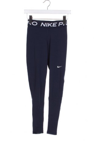 Γυναικείο κολάν Nike, Μέγεθος XS, Χρώμα Μπλέ, Τιμή 23,81 €