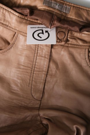 Damskie skórzane spodnie Gustav, Rozmiar XL, Kolor Beżowy, Cena 379,99 zł