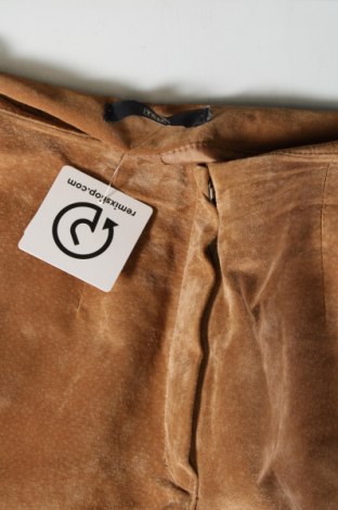 Γυναικείο παντελόνι δερμάτινο TCM, Μέγεθος L, Χρώμα Καφέ, Τιμή 16,55 €