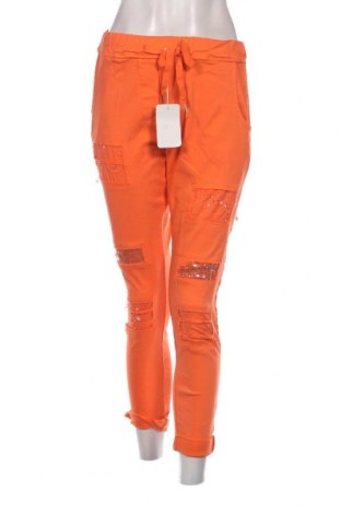 Дамски панталон, Размер M, Цвят Оранжев, Цена 30,50 лв.
