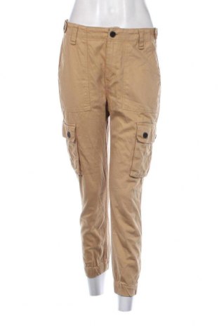 Дамски панталон Bershka, Размер S, Цвят Бежов, Цена 10,15 лв.