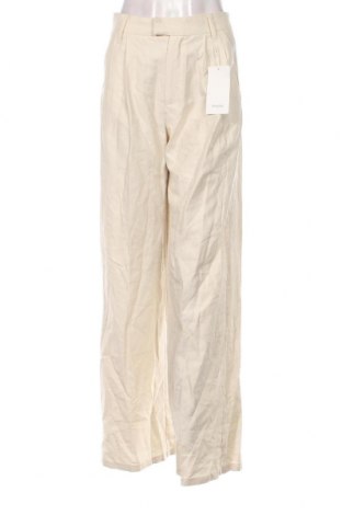 Pantaloni de femei Bershka, Mărime S, Culoare Bej, Preț 68,09 Lei