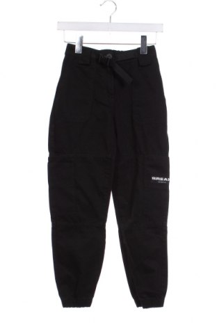 Pantaloni de femei Bershka, Mărime XXS, Culoare Negru, Preț 44,39 Lei